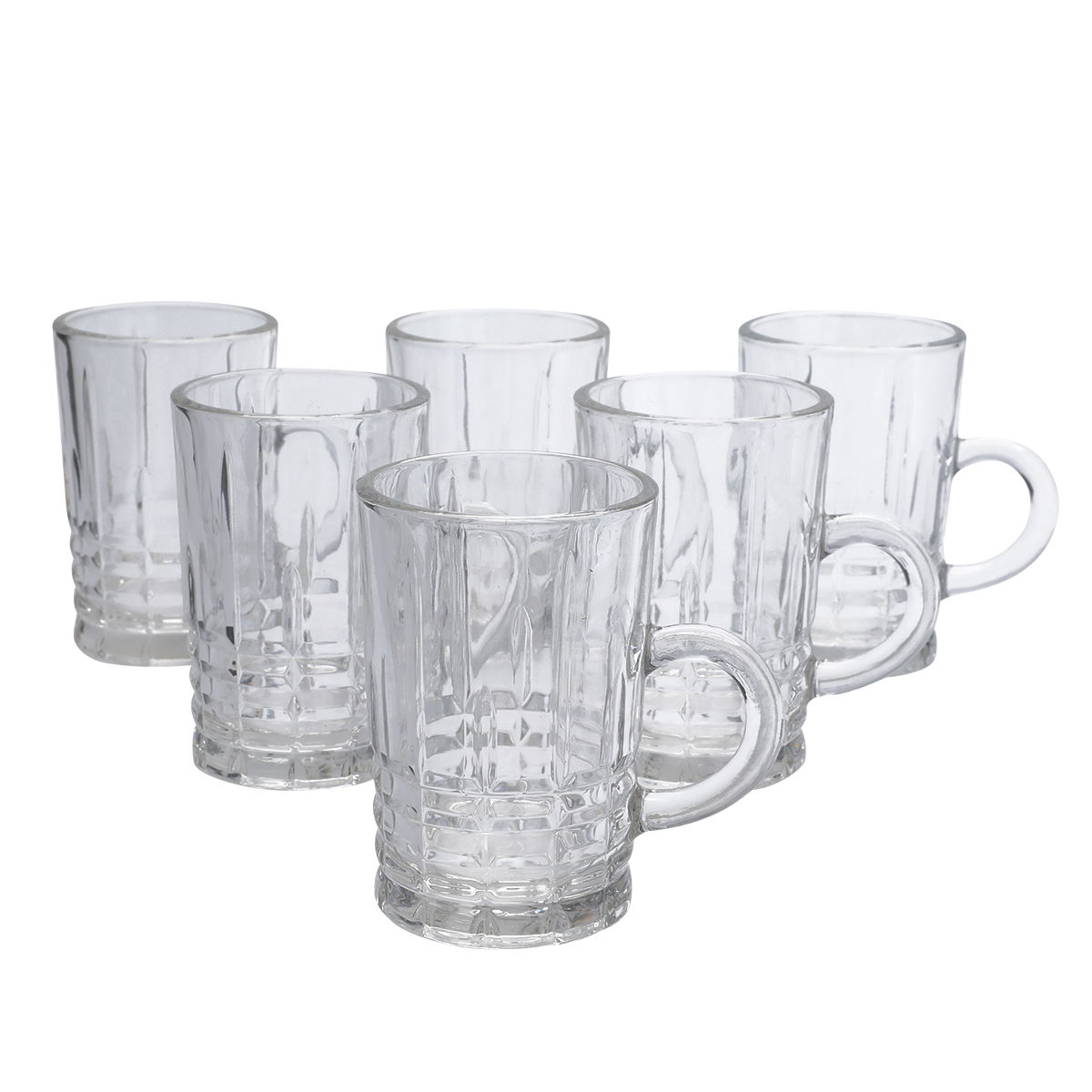 Max Al Saif Gallery Glass Teapot Set, Bed, 6 Pieces - Clear product image 2