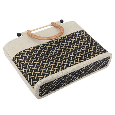 Al Saif Gallery wicker thermos bag - multi-colored product image 3