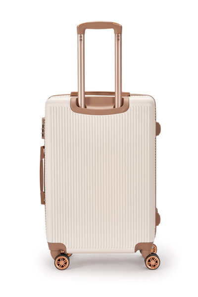 Lemra OT-501867 Lemra ABS Luggage Set, 4 Sizes, 4 Wheels, 360 Degree Rotating - Beige Gold product image 5