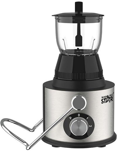 محضرة طعام ويننج ستار، 600 مل، 800 واط، متعددة الوظائف، ST-5556 - اسود فضي product image 8