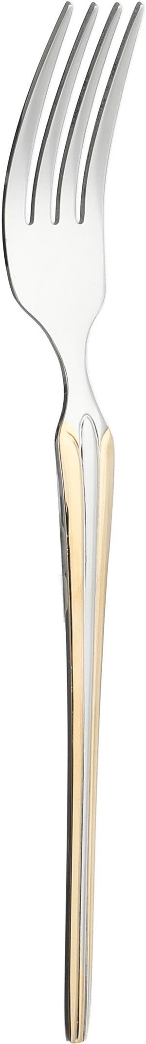 طقم ادوات مائدة ستانلس ستيل السيف غاليري, 24 قطعة - فضي ذهبي product image 2