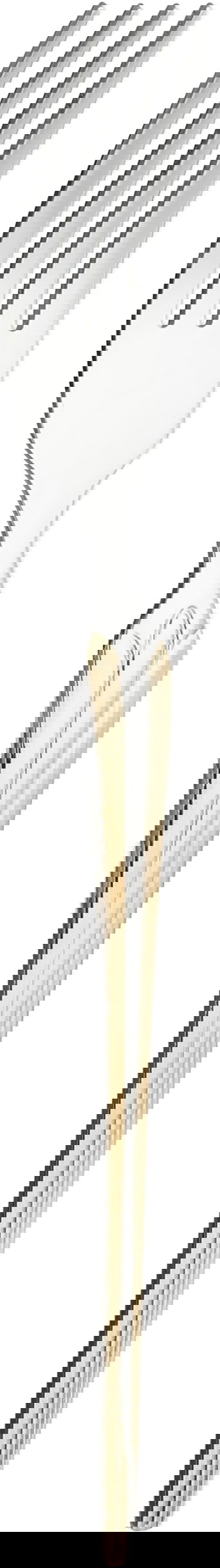 طقم ادوات مائدة ستانلس ستيل السيف غاليري, 24 قطعة - فضي ذهبي product image 2