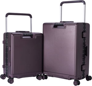 طقم شنط سفر بولي كربون ليمرا، 21/25 بوصة، 4 عجلات، زاويه 360 درجة، LMA-1694 - بني product image