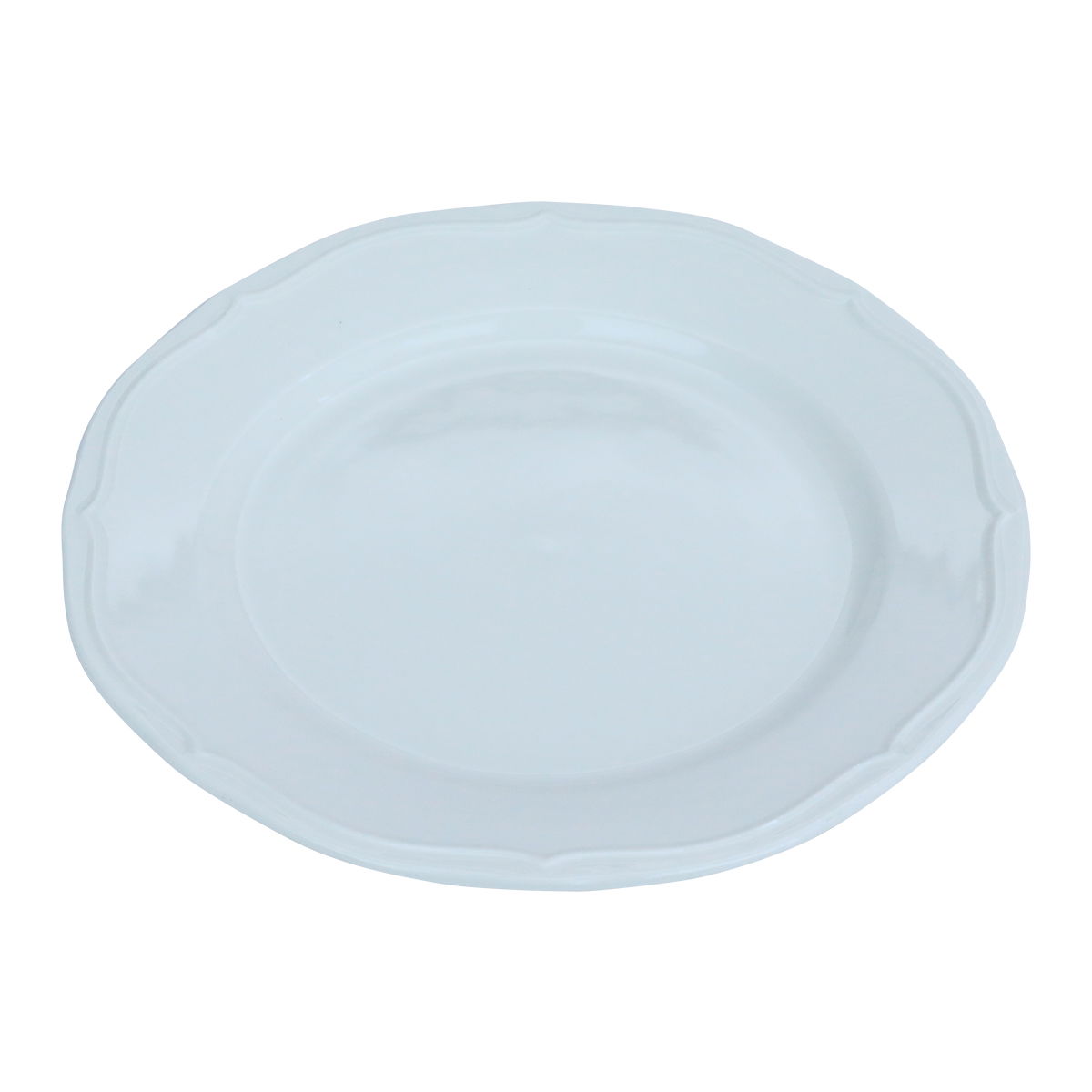 Al Saif Gallery porcelain serving plate, 7.5 cm, flat round - white product image