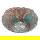 Al Saif Gallery Glass Serving Bowl, 15X15X6 Cm - Turquoise product image 2