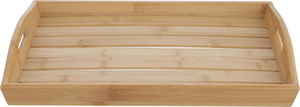 صينية تقديم خشب السيف غاليري، 45×30×6 سم - بني فاتح product image
