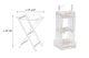 طقم طاولات اكرايلك، 4 قطع - شفاف ذهبي product image 3