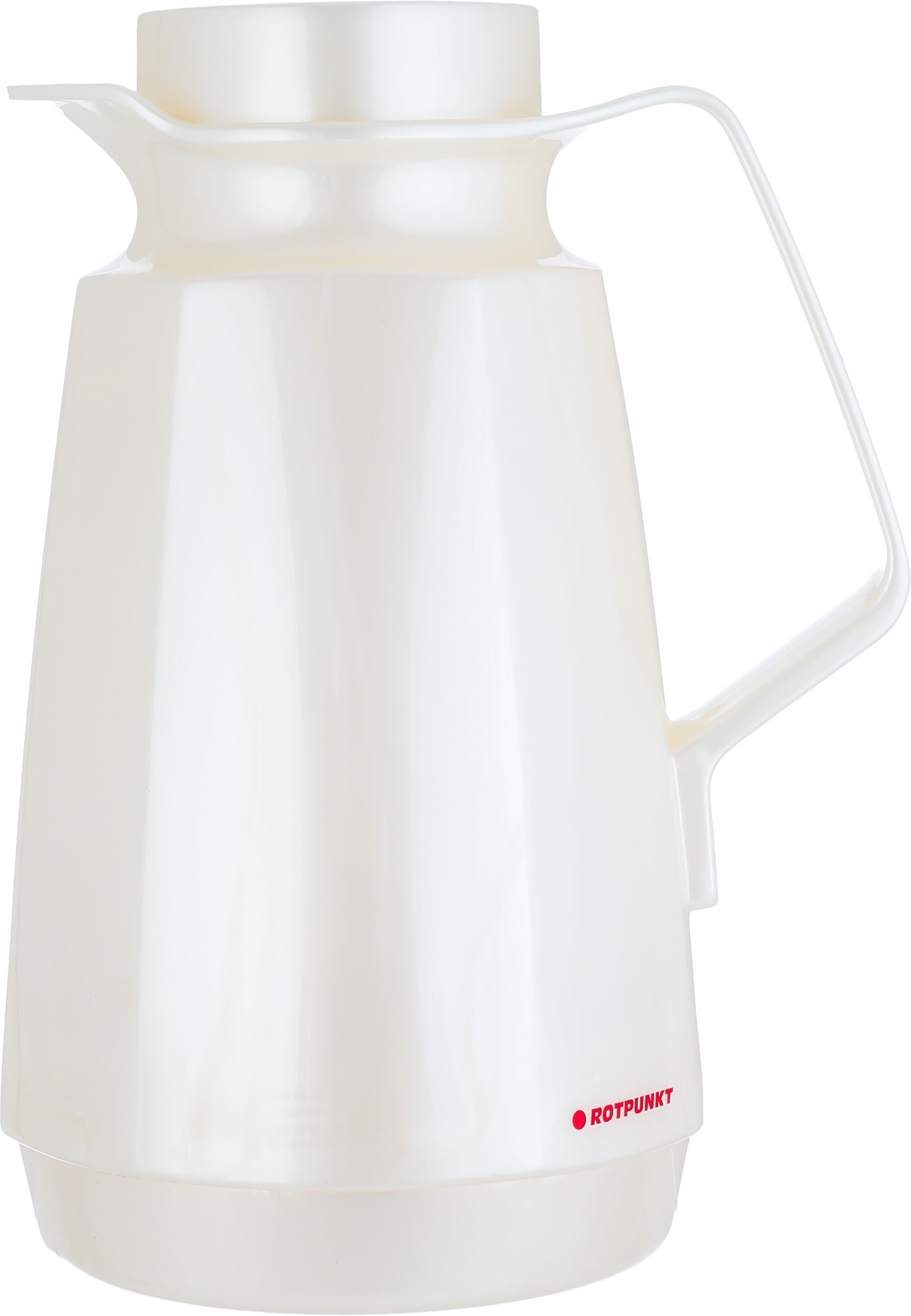 Rotpont glass thermos, 1 liter, plastic outer shell - white product image