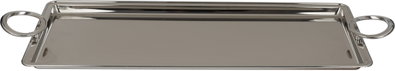 طوفرية تقديم استيل الجهوري، 55x25 سم - كروم product image 3