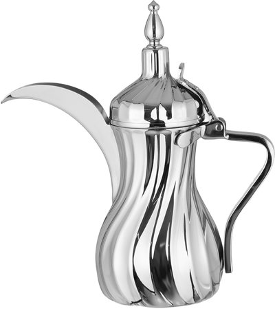 طقم دلة الشمال الرومانسية استيل سيف بلص، 3 قطع، 0.7 / 0.9 / 1.4 لتر - فضي product image 2