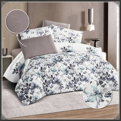 طقم لحاف قماش، 230x250 سم، نفرين، 6 قطع - متعدد الالوان product image 2