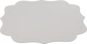 Al Saif Gallery Leather Tablecloth, 38x38 cm - Off White product image