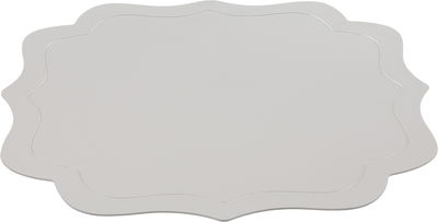 Al Saif Gallery Leather Tablecloth, 38x38 cm - Off White product image 1