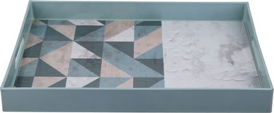 Al Saif Gallery Plastic Serving Tray, 40×30×4 cm, Rectangular - Multicolor product image 1