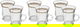 طقم بيالات ديما زجاج السيف غاليري، 200 مل، 6 قطع - شفاف product image 1