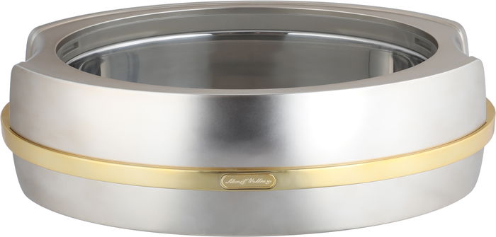 Al Saif Gallery Kanda 2 Case Set, 3 Pieces, Steel Inner Case, Oval - Silver Gold product image 4