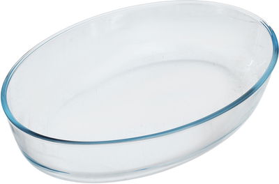 سخان طعام فخارالسيف غاليري، 35x24x15 سم، غطاء زجاج، بيضاوي، قاعدة فخار - بني product image 2