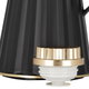 ترمس إليجانس، 1 لتر، حافظة داخلية زجاج، غطاء ذهبي، ضغاط - أسود product image 5