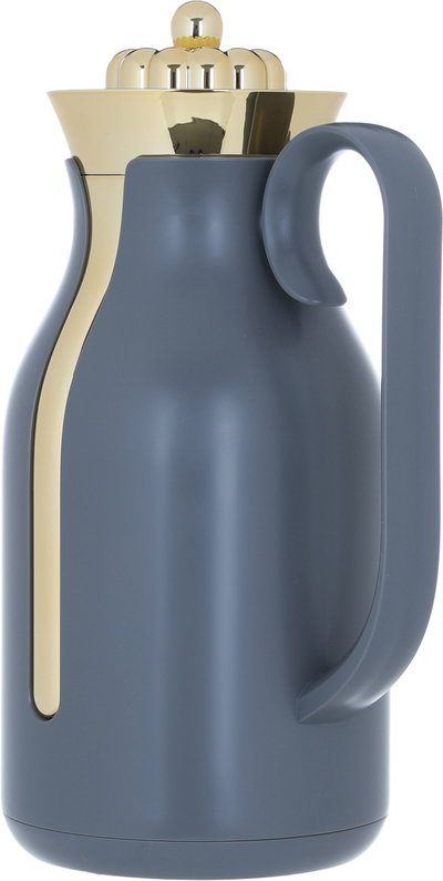 Timeless Rahal Thermos, 1 liter, thermal glass inner container, plastic outer shell - golden gray product image 3