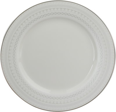 طقم تقديم سفرة بورسلان السيف غاليري، 65 قطعة - أبيض ذهبي product image 16