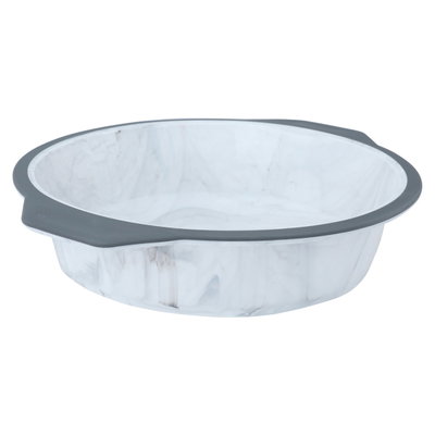 Al Saif Gallery Silicone Cake Mold, Round With Deep Handle - White product image 4