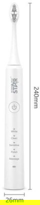 Winning Star ST-9810 Toothbrush, 1.5W, 5 Modes, Internal Memory - White product image 2