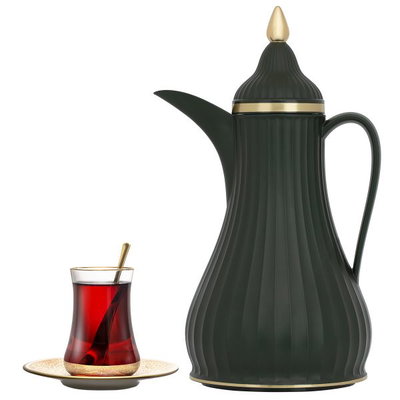 ترمس إشبيليا إليجانس السيف غاليري، 0.9 لتر، حافظة داخلية زجاج حراري - أخضر غامق product image 1