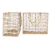 Diamond Glow Wicker Thermos Bags Set, 2 Pieces - Beige product image 4