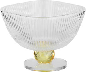 Al Saif Gallery Glass Bowl Set, 10x10x8 cm - Honey Clear product image 2