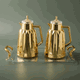 Al Saif Gallery Lamia thermos set with Tofreya , glass inner container, plastic outer shell - gold product image 1
