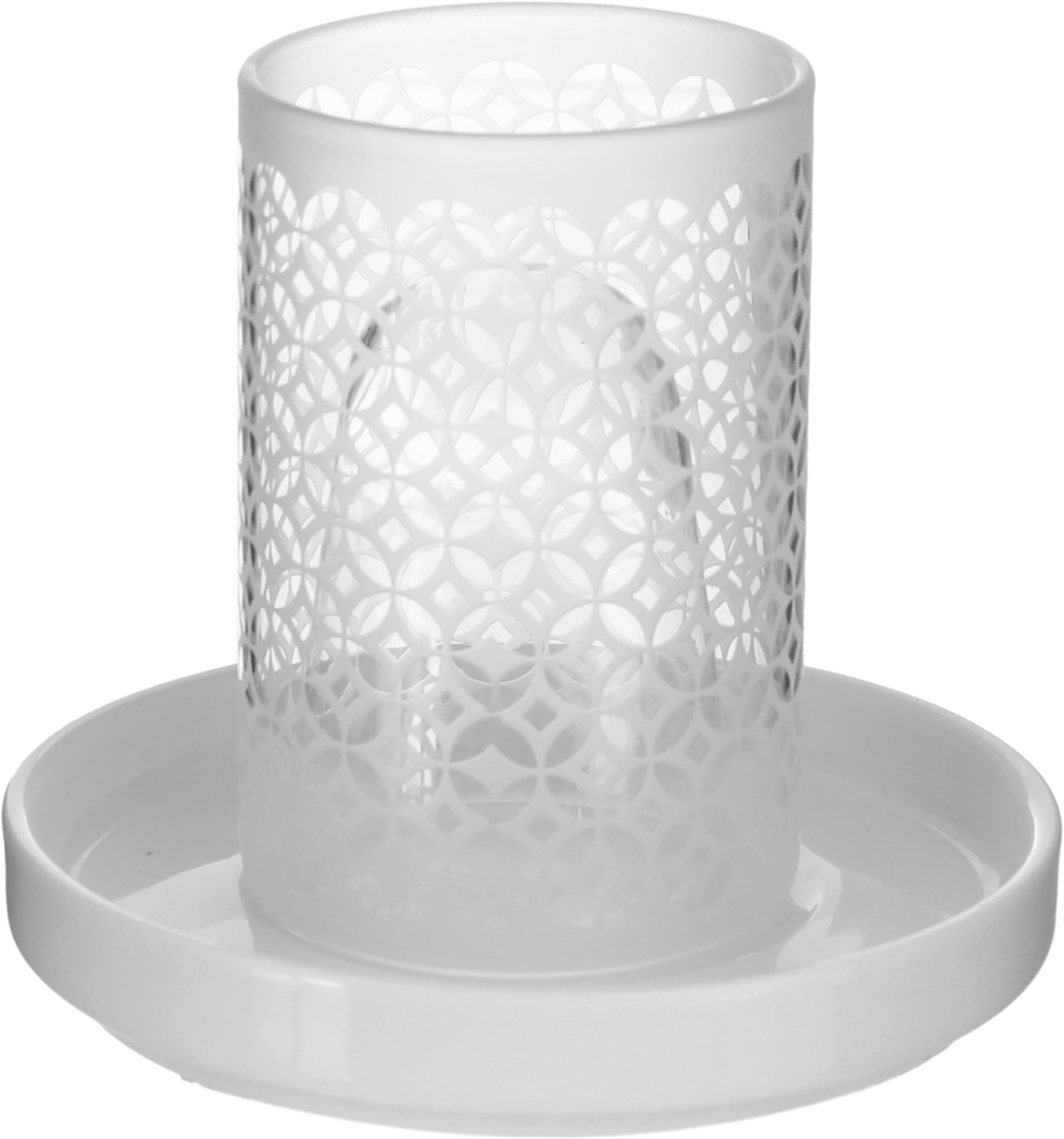 طقم تقديم استكانات و فناجين زجاج السيف غاليري، 18 قطعة مع صحون - شفاف product image 2