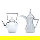 Sulaiman Steel Al Saif Gallery Dallah Set, 2/1.41 litre, 2 pieces - Silver product image 1