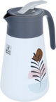 Al Saif Gallery Gloria Plus Thermos, 1 Liter, Stainless Steel Inner Container - White Gray product image 3