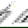 Double Pot Food Warmer with Embossed Lid 8000ml - Silver product image 1