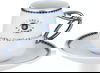 Al Saif Gallery porcelain coffee cup set, eye pattern, with saucer, 12 pieces - white product image 2