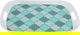 Al Saif Gallery Melamine Tofia with White Edges, 48 x 37 x 4 cm, Rectangle - Green product image 1