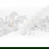 Alsaif Gallery Porcelain Dinner Set, 65 Pieces, Gold-White Rim product image 1