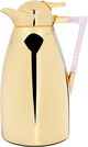 Al Saif Gallery Maha thermos set, two pieces, 1 liter, thermal glass inner shell, steel outer shell - gold product image 6