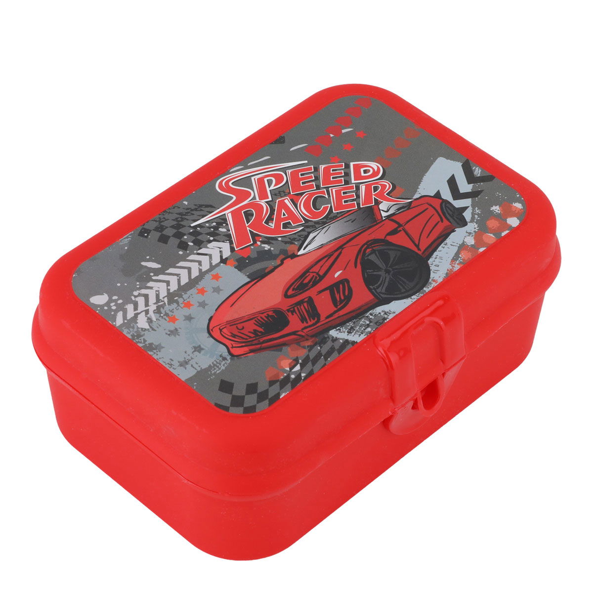 Al Saif Gallery Plastic Lunch Box, 550 ml - Red product image 1