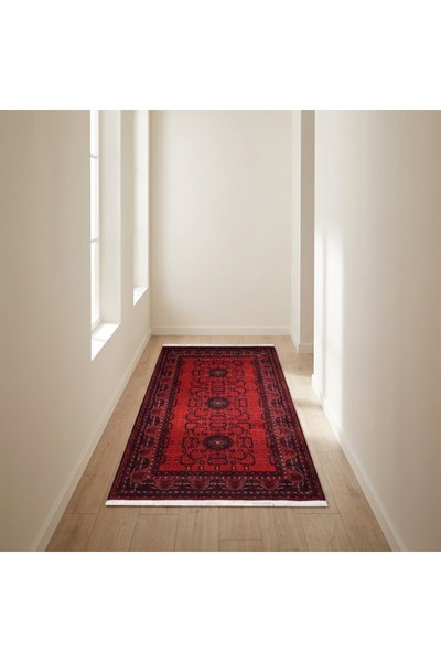 سجادة مجلس بوليستر سجادتي، 90×200 سم - احمر product image 2