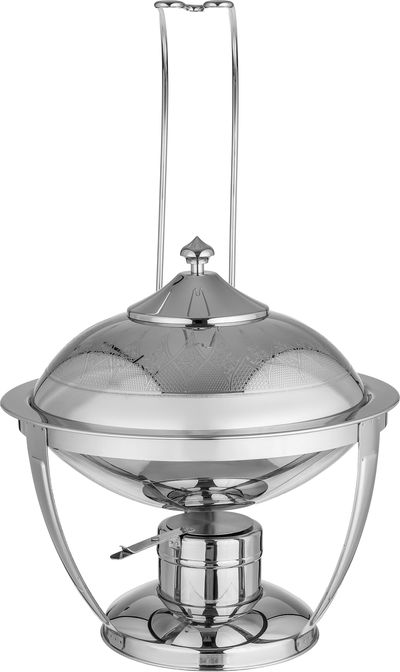 سخان طعام السلطان براديب ستانلس استيل السيف بلص، 30 سم، دائري، معلاق، قاعدة - فضي product image 1