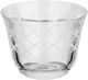 Al Saif Gallery Glass Cup and Tea Set, 18 Pieces, Stainless Steel Saucers, 12cm, Floral Pattern - Clear Silver product image 2