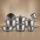 Mr. Cook Stainless Steel Cookware Set, 14 Pieces - Silver product image 1