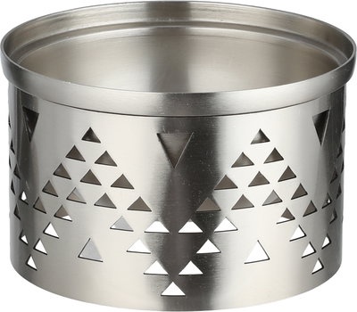 طقم تمريات بغطاء مع طوفرية ستانلس ستيل السيف غاليري، 3 قطع، منقوش - فضي مطفي product image 6