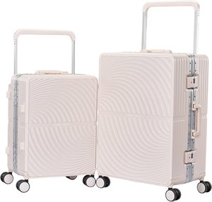 Limra LMA-1910 Polycarbonate Luggage Set, 2 Sizes, 4 Wheels - Pink product image
