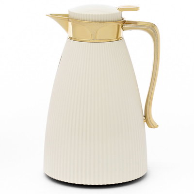 طقم ترامس سديم السيف غاليري، 1/0.7 لتر، يد ذهبي، قطعتين، حافظة داخلية زجاج حراري - بيج product image 2