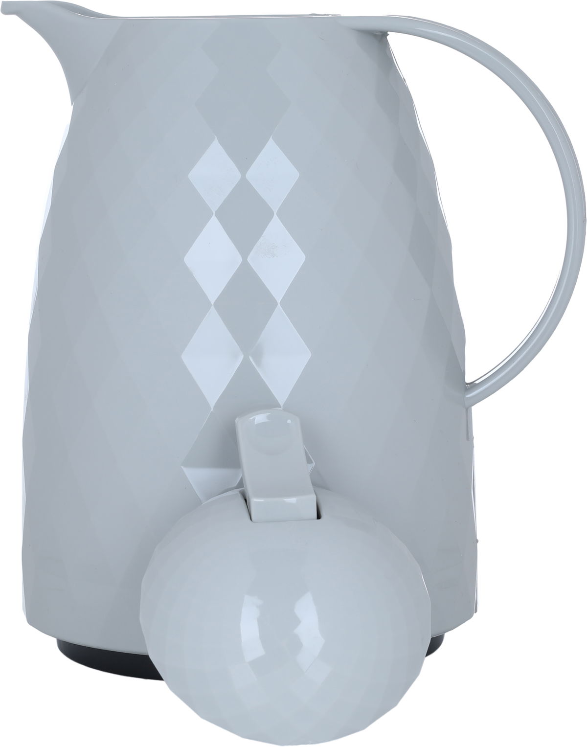 Deepa thermos, 1 liter, thermal glass inner container, plastic outer shell - light grey product image 2