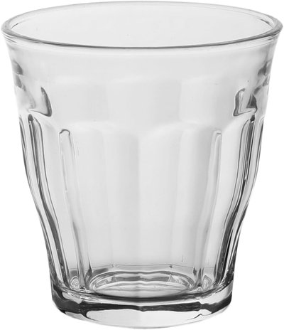 Al Saif Gallery Max glass cups set, ribbed, 6 pieces - clear product image 2