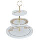 Al saif Gallery Porcelain Cake Stand, 3 Tiers - White product image 2