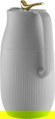 Al Saif Gallery Royal 6 thermos, 1.6 liters, glass inner container, plastic outer shell - light gray product image 3